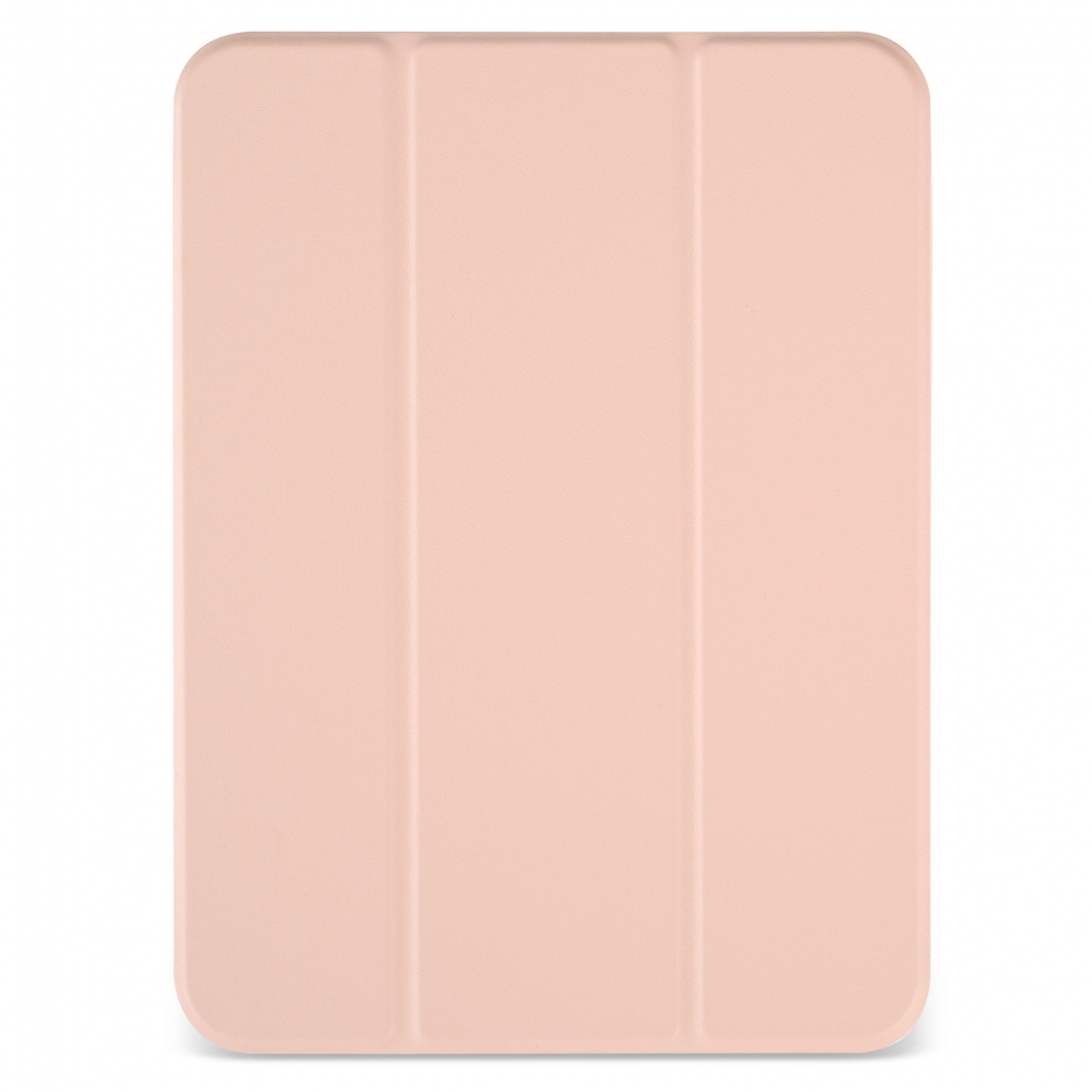 Husă magnetică cu spate acrilic, colțuri întărite și suport Stylus iPad mini 6, Roz