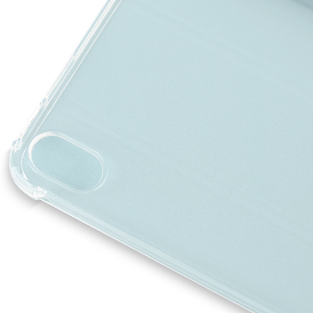 Husa magnetica spate transparent colturi intarite iPad mini 6, Ice Blue