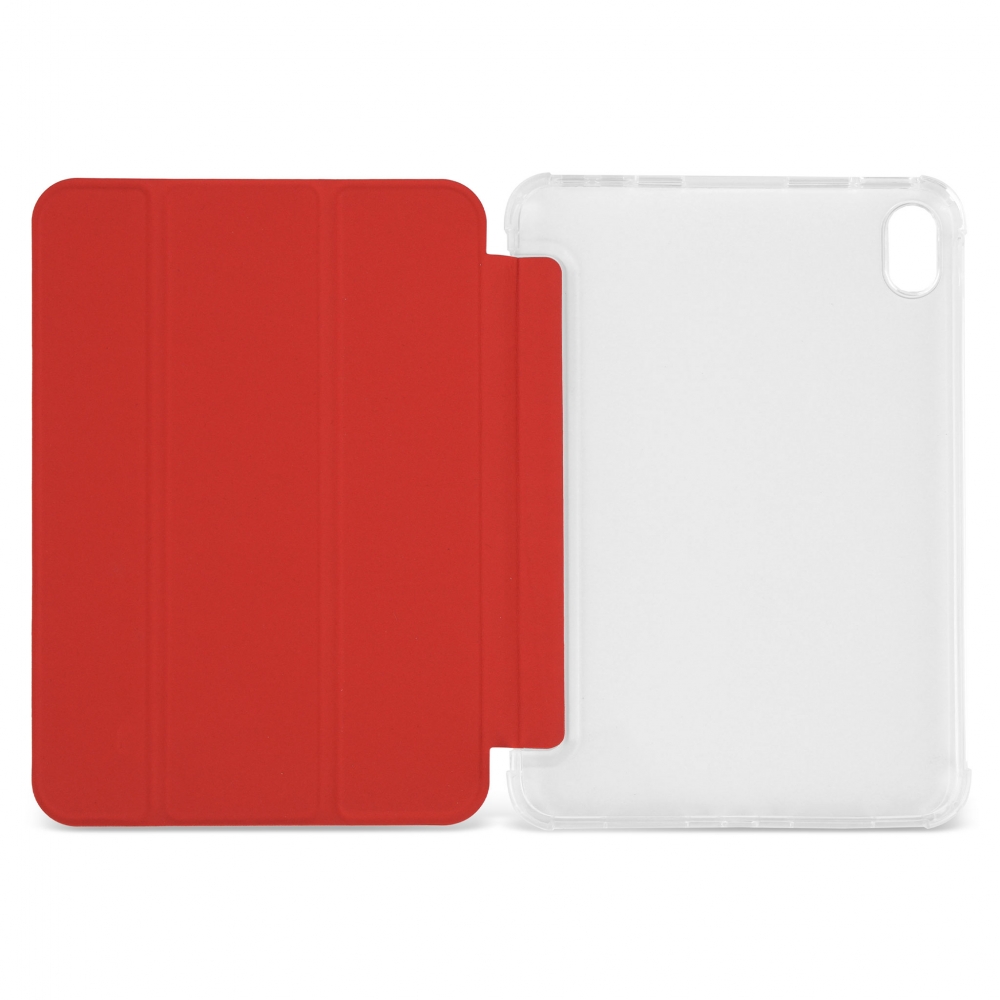 Husa magnetica cu spate transparent si colturi intarite iPad mini 6 Rosu