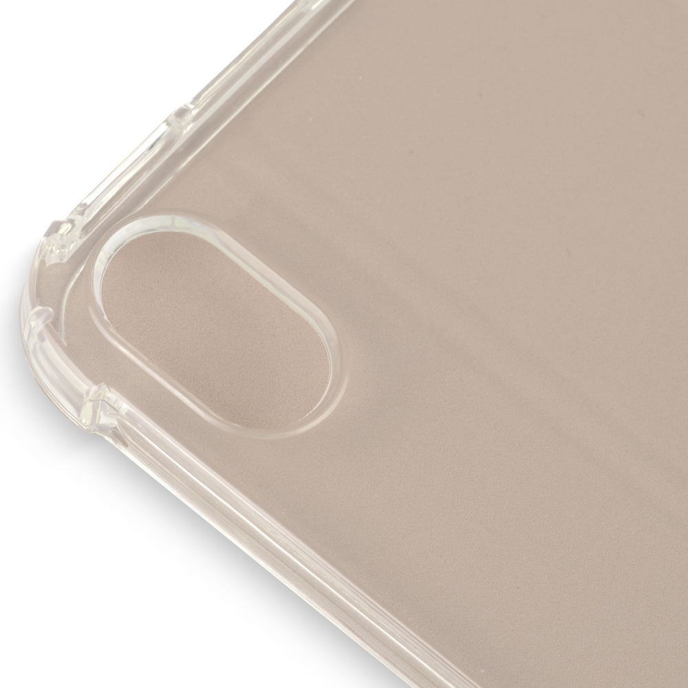 Husă magnetică cu spate transparent și colțuri întărite iPad mini 6, Auriu