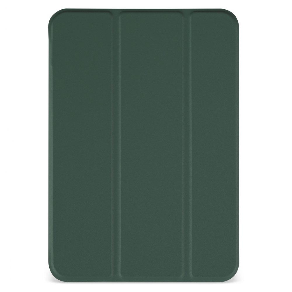 Husă magnetică cu spate transparent și colțuri întărite iPad mini 6, Dark Green