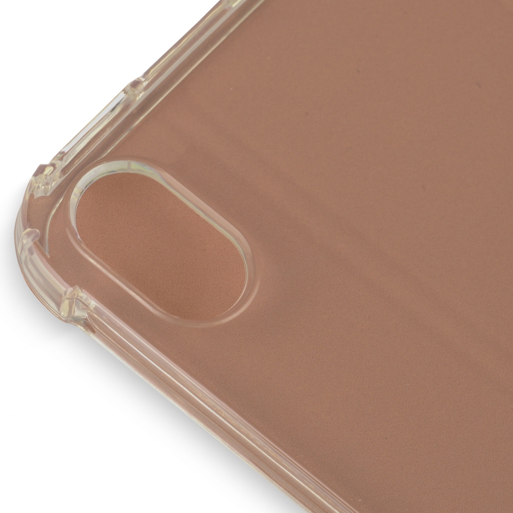 Husă magnetică cu spate transparent și colțuri întărite iPad Mini 6, Rose Gold