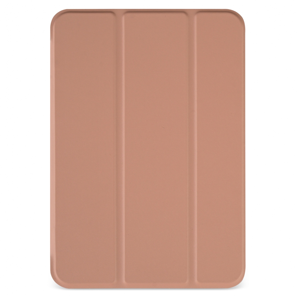 Husă magnetică cu spate transparent și colțuri întărite iPad Mini 6, Rose Gold