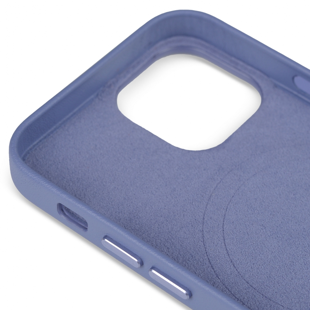 Husă protecție MagSafe piele iPhone 13 mini - Lavender