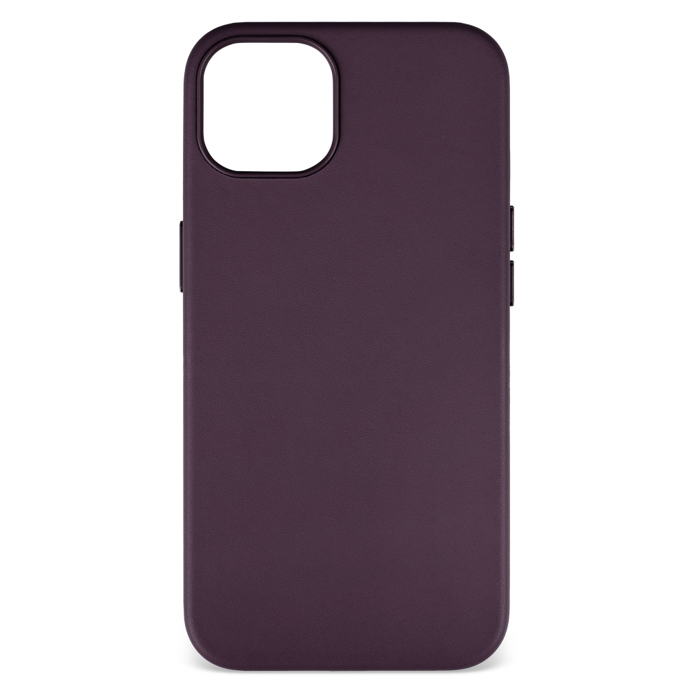 Husă protecție MagSafe din piele iPhone 13 - Dark Purple