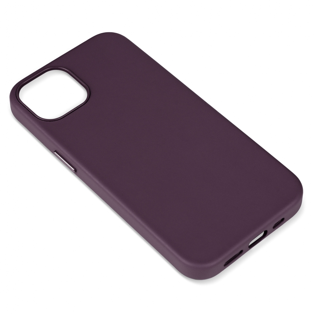 Husă protecție MagSafe din piele iPhone 13 - Dark Purple