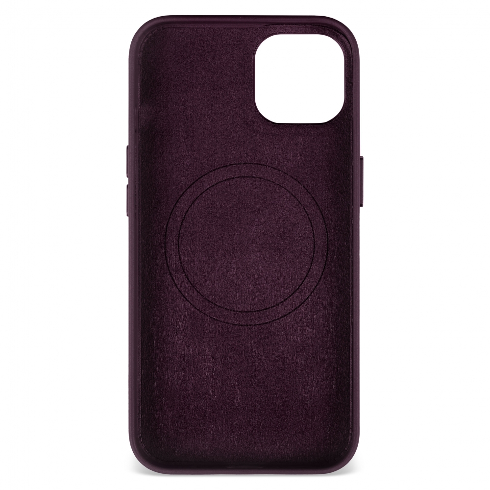 Husă protecție MagSafe din piele iPhone 13 - Dark Purple
