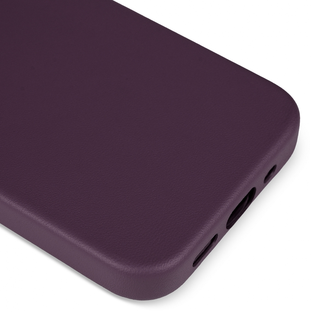Husă protecție MagSafe din piele iPhone 13 - Dark Purple