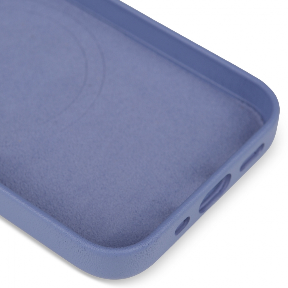 Husă protecție MagSafe piele iPhone 13 - Lavender