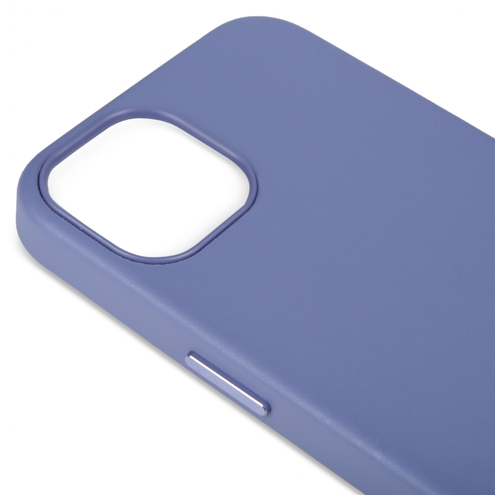 Husă protecție MagSafe piele iPhone 13 - Lavender