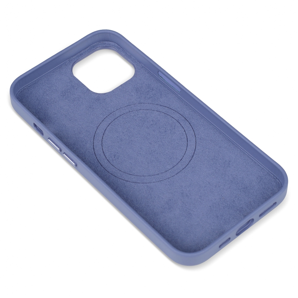 Husă protecție MagSafe piele iPhone 13 - Lavender
