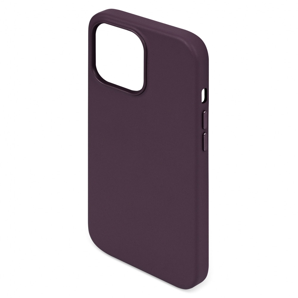 Husă de protecție MagSafe din piele iPhone 13 Pro - Dark Purple