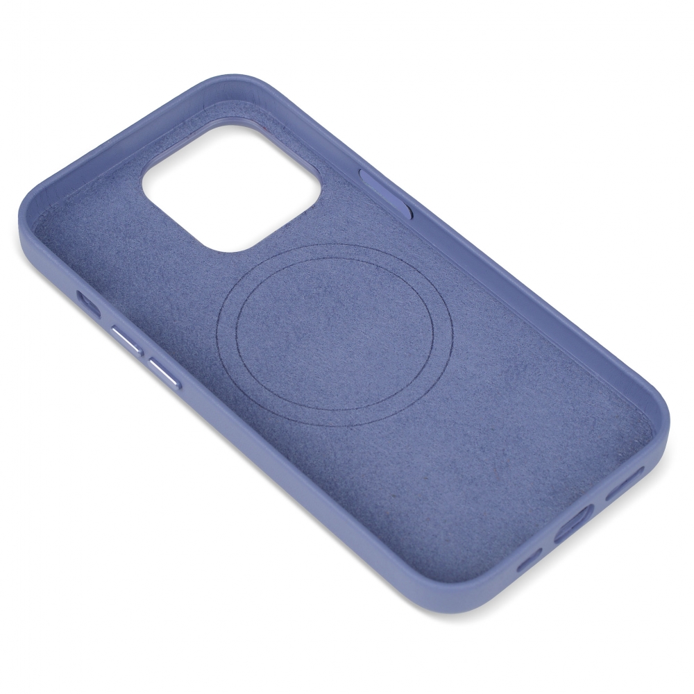 Husă protecție MagSafe din piele iPhone 13 Pro - Lavender