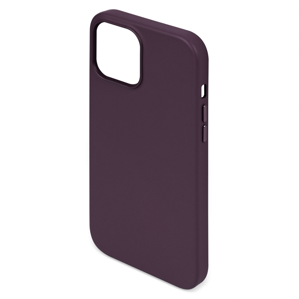 Husă protecție MagSafe piele iPhone 13 Pro Max - Dark Purple