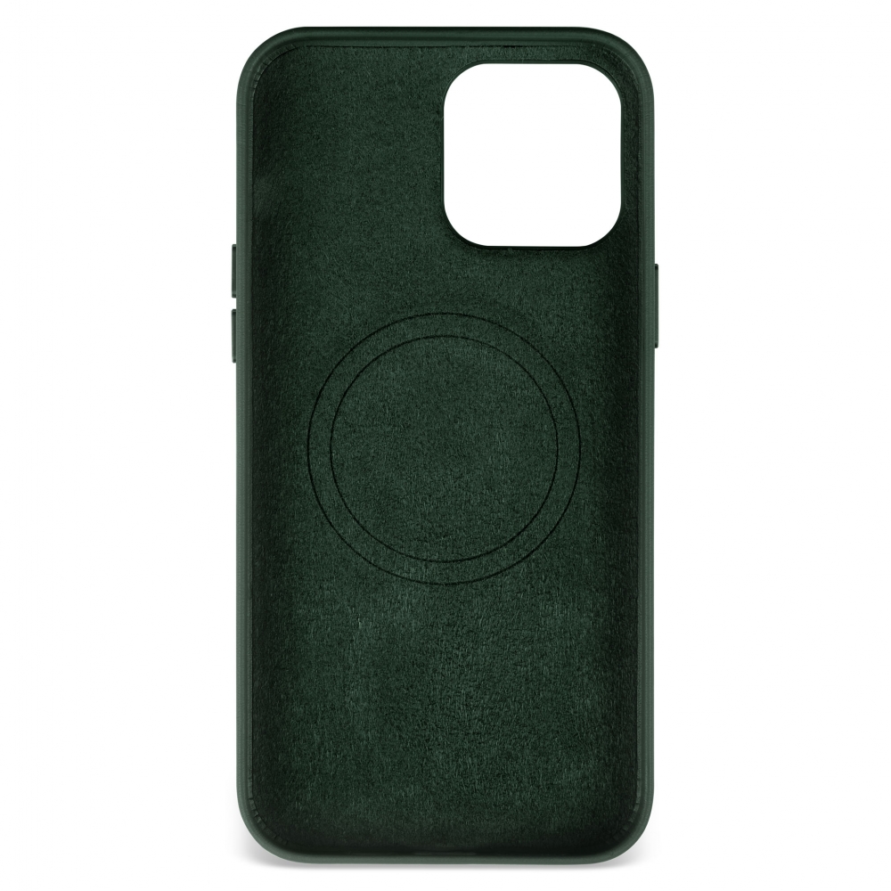 Husă protecție MagSafe piele iPhone 13 Pro Max Dark Green