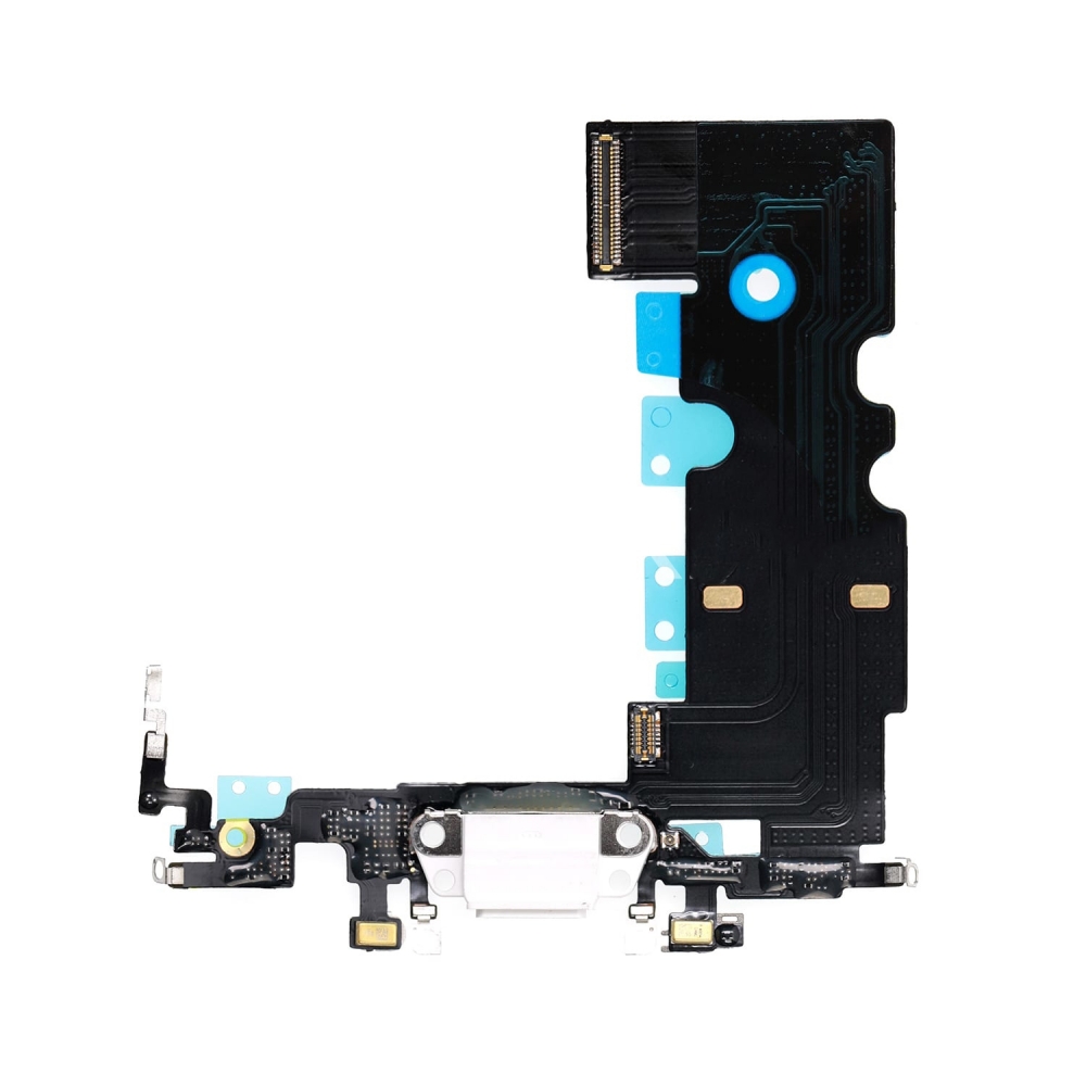 Mufa încărcare Lightning cu flex și microfon Apple iPhone SE 2 Alb