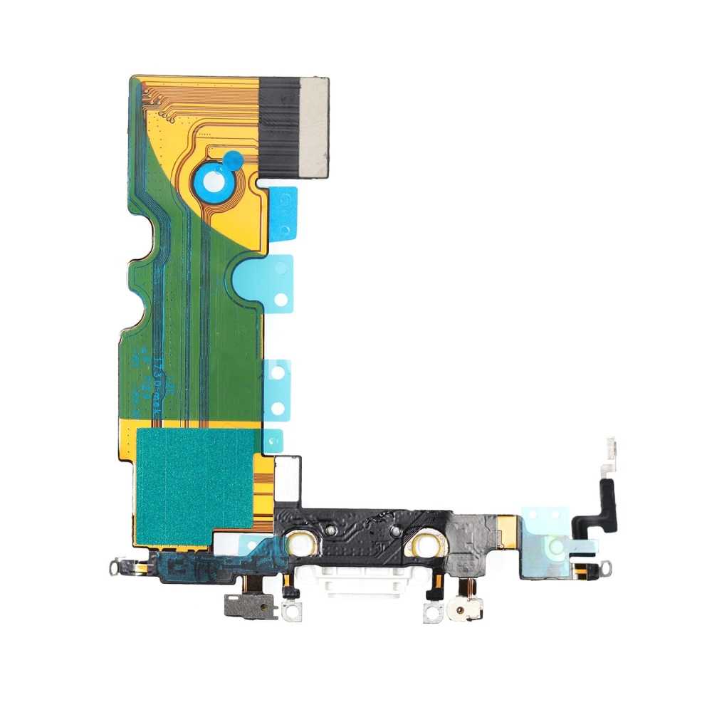 Mufa încărcare Lightning cu flex și microfon Apple iPhone SE 2 Alb