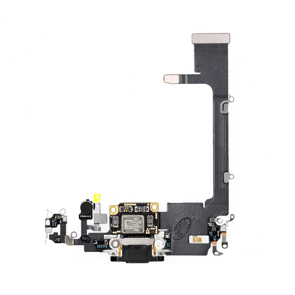 Mufa incarcare Lightning cu flex si microfon Apple iPhone 11 Pro Negru