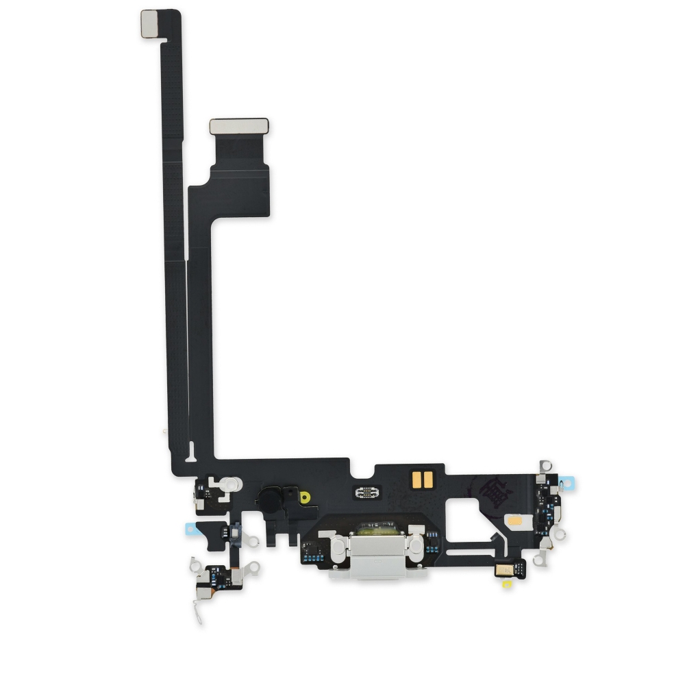Mufa incarcare Lightning cu flex si microfon Apple iPhone 12 Pro Max Silver