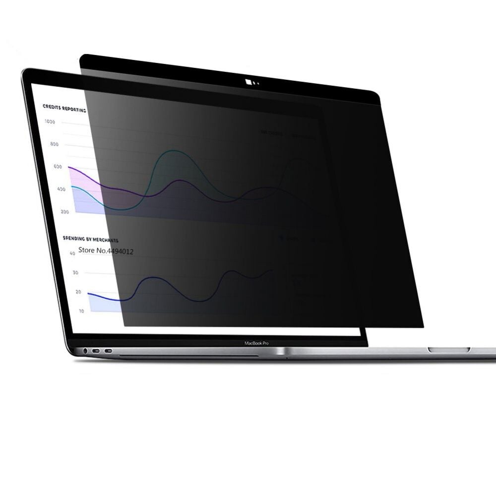 Folie display privacy compatibil cu Macbook Pro 16 Inch A2141 2019, Webcam cover integrat
