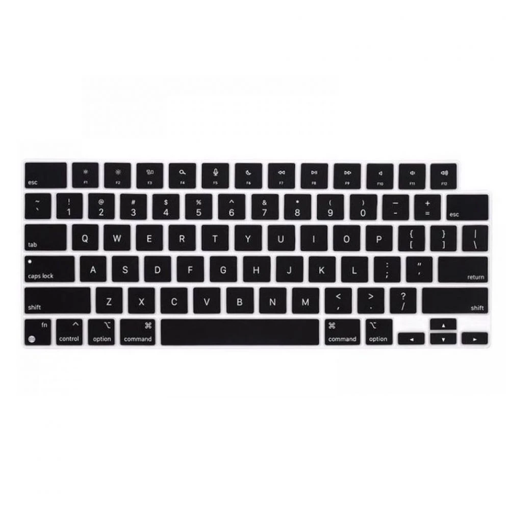 Folie de protectie pentru tastatura MacBook Pro Air A2442, A2485, A2779, A2780, A2681, Negru, Layout US