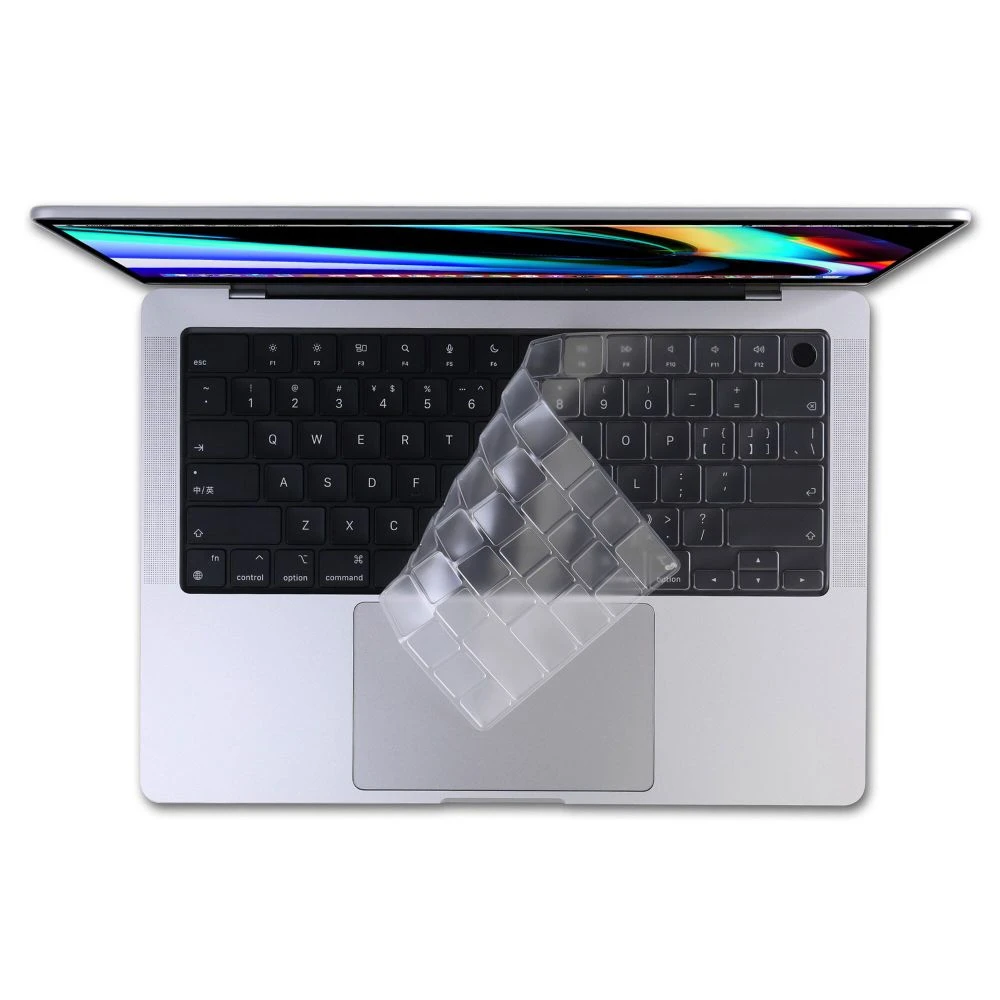 Folie de protectie pentru tastatura MacBook Pro Air A2442, A2485, A2779, A2780, A2681, Transparenta, Layout US