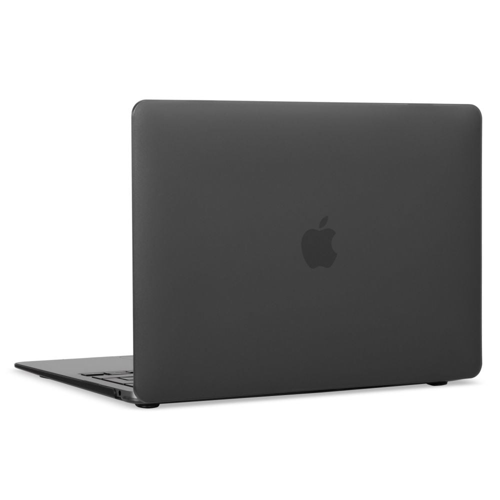Carcasa de protectie pentru MacBook Air 13-inch A1932, A2179, A2337 - Negru Soft Transparent