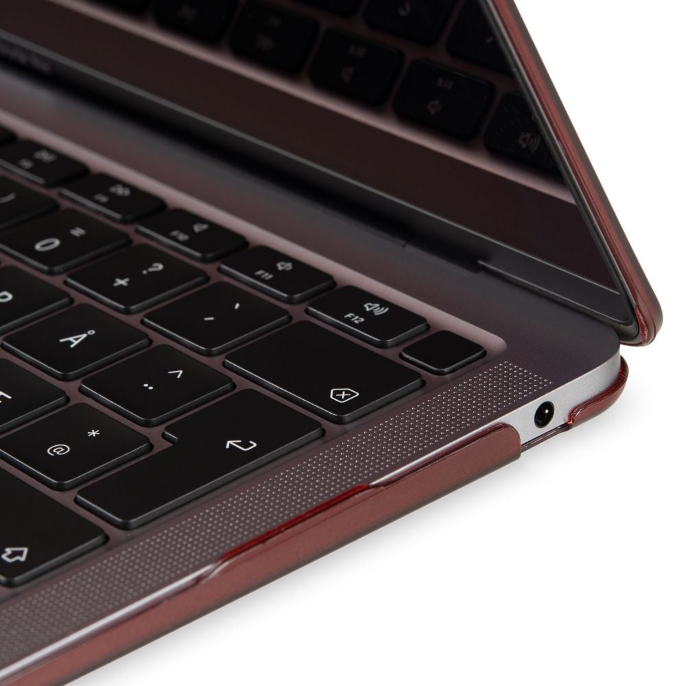 Carcasa de protectie pentru MacBook Pro M1 M2 14-inch A2442, A2779 - Wine Red