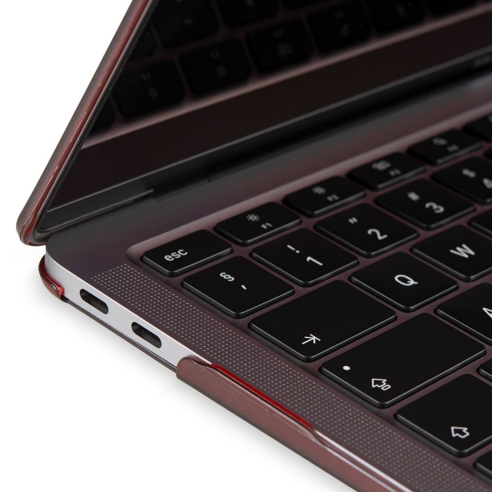 Carcasa de protectie pentru MacBook Pro M1 M2 14-inch A2442, A2779 - Wine Red