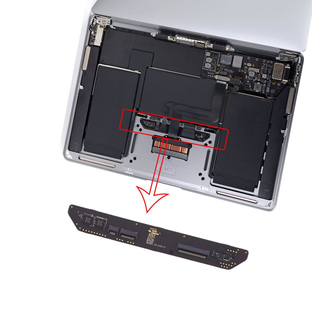 Placă conector Trackpad cu tastatură MacBook Air 13 inch A2179 2020