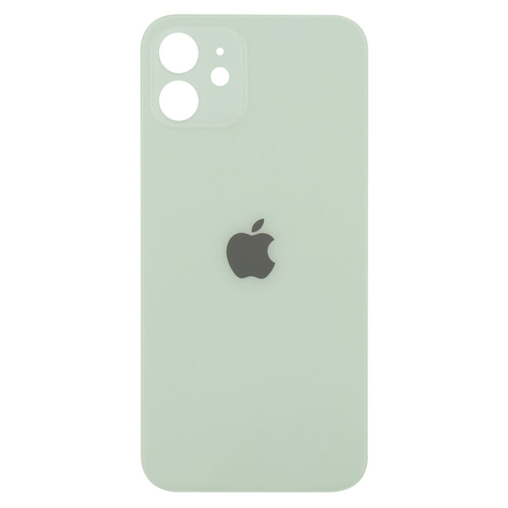Sticla spate compatibil cu iPhone 12 mini, Green, Big Hole