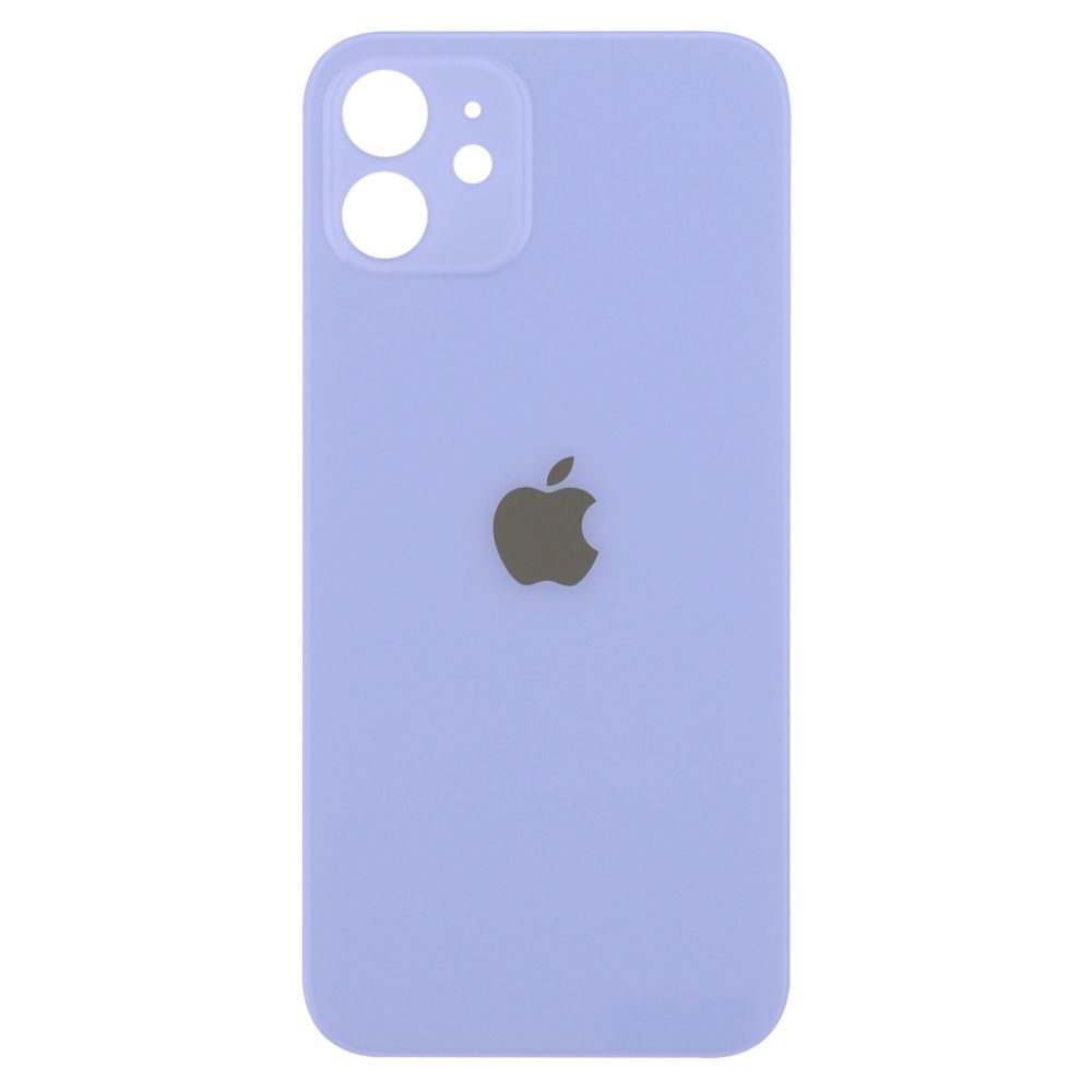 Sticla spate compatibil cu iPhone 12 mini, Purple, Big Hole