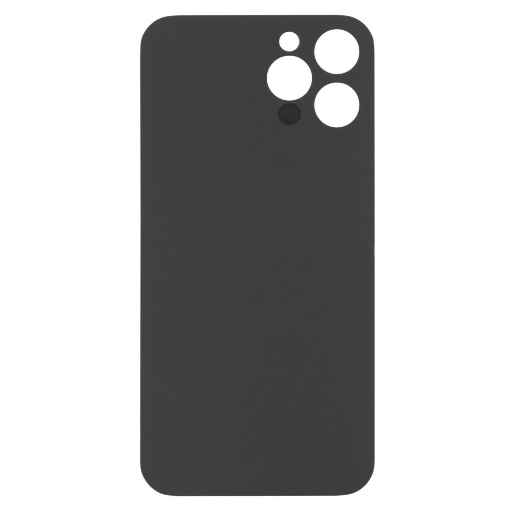 Sticla spate compatibil cu iPhone 12 Pro Max, Silver, Big Hole