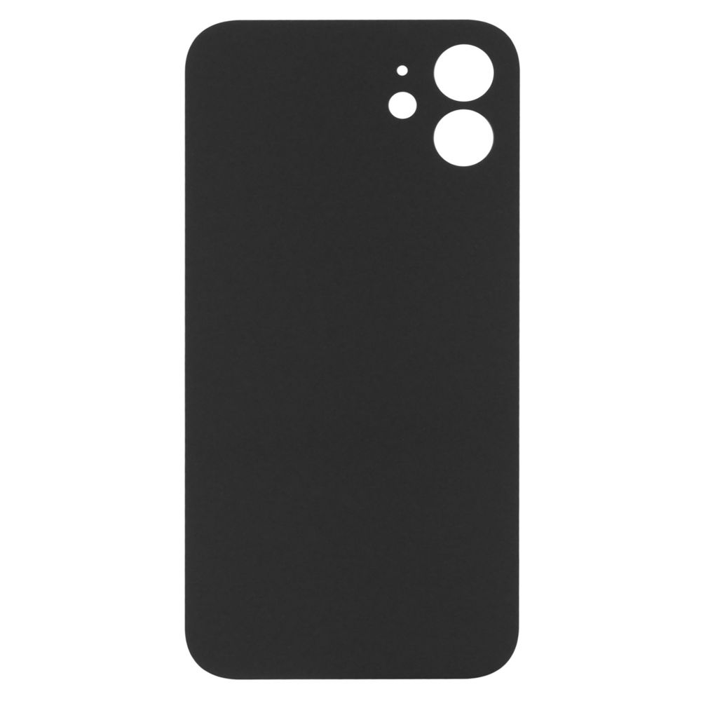 Sticla spate compatibila iPhone 12 White Big Hole