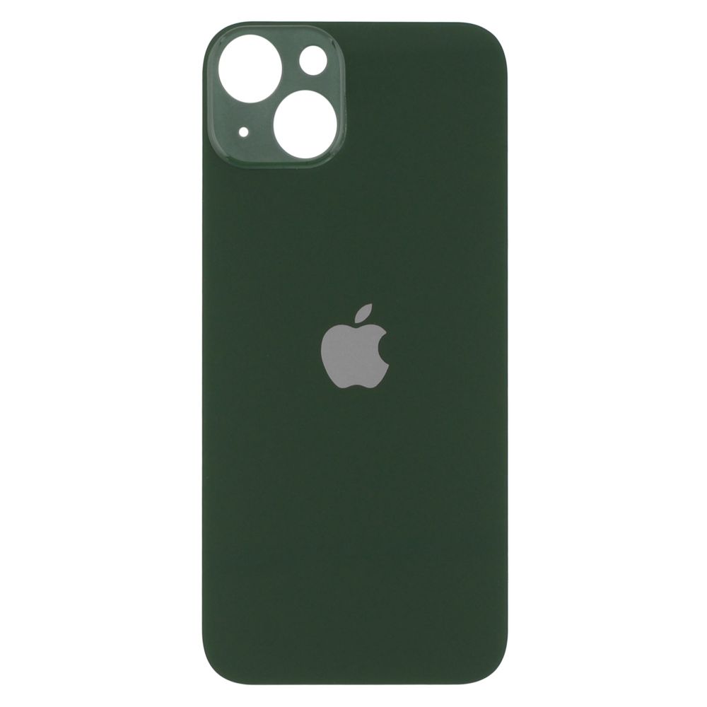 Sticla spate compatibil cu iPhone 13 mini, Green, Big Hole
