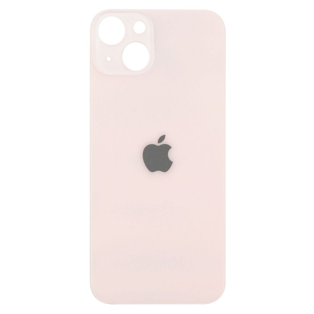 Sticla spate compatibil cu iPhone 13 mini, Pink, Big Hole