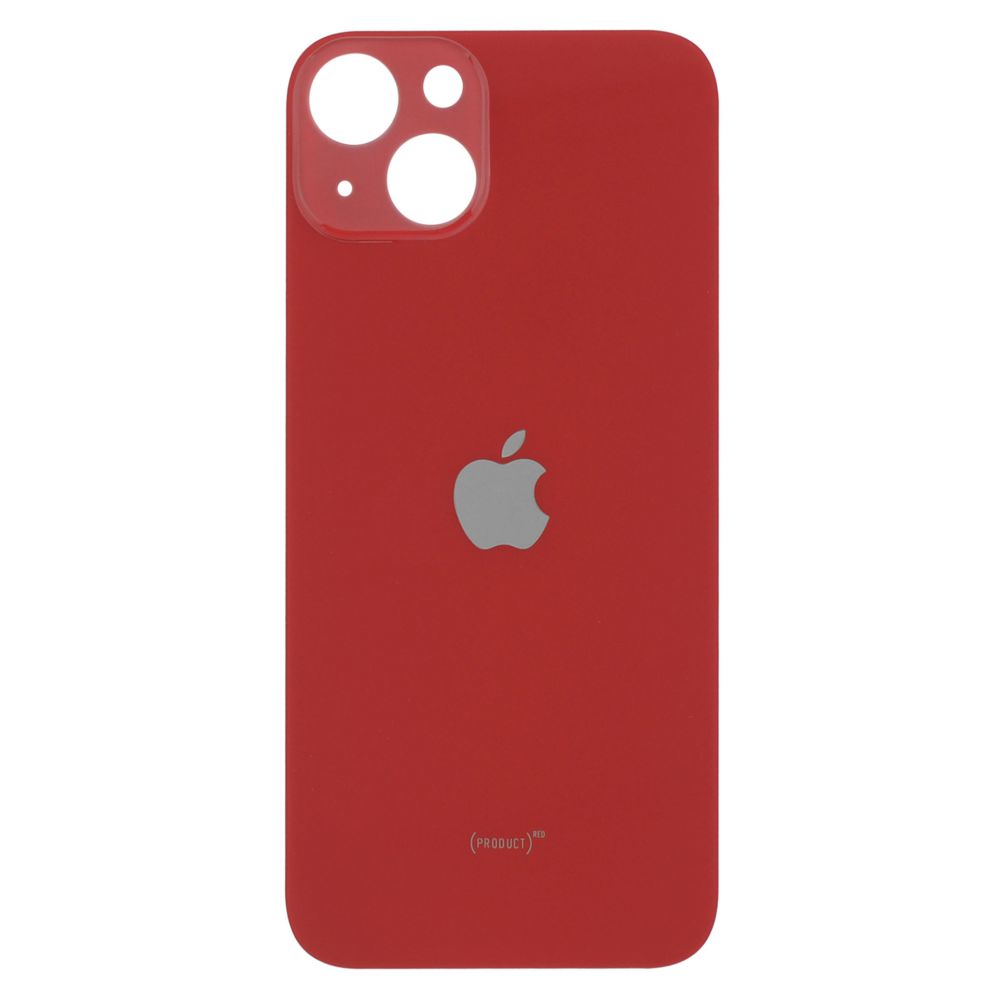 Sticla spate compatibil cu iPhone 13 mini RED Big Hole