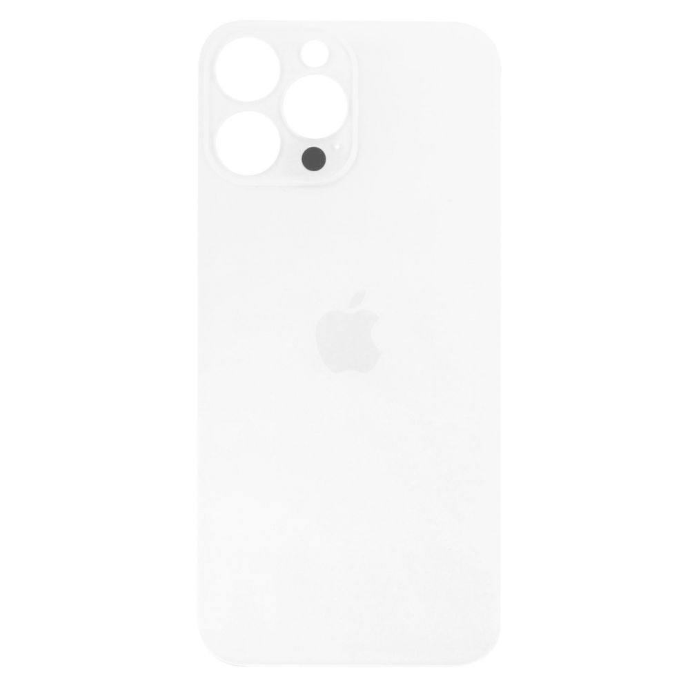 Sticla spate compatibil cu iPhone 13 Pro, Silver, Big Hole