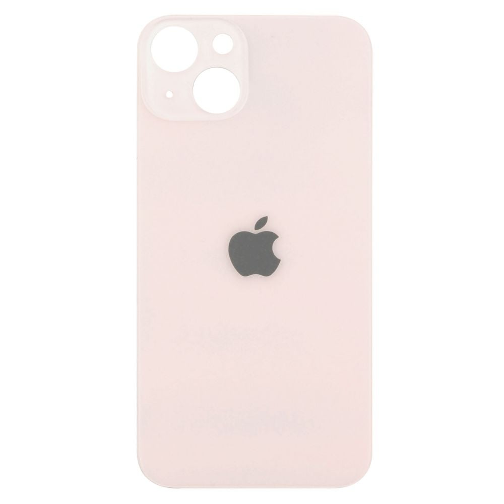 Sticla spate compatibila cu iPhone 13, Pink, Big Hole