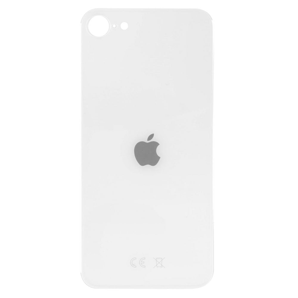 Sticla spate Capac spate iPhone SE 2020 / SE 2022 Big Hole White