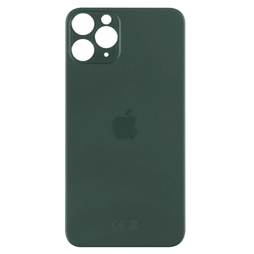 Sticla spate Capac spate iPhone 11 Pro Big Hole Green