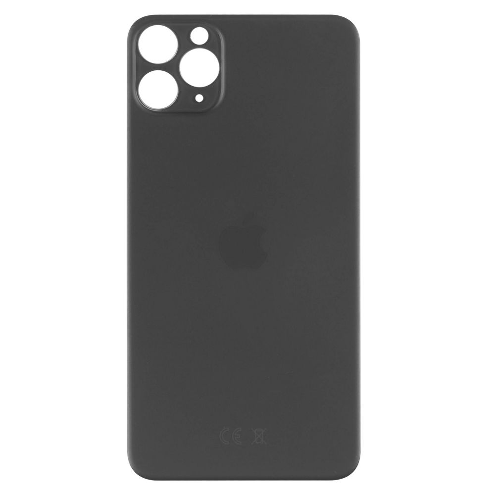 Sticla spate Capac spate iPhone 11 Pro Max Big Hole Space Grey