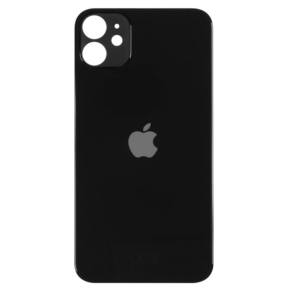Sticla spate Capac spate iPhone 11 Big Hole Black