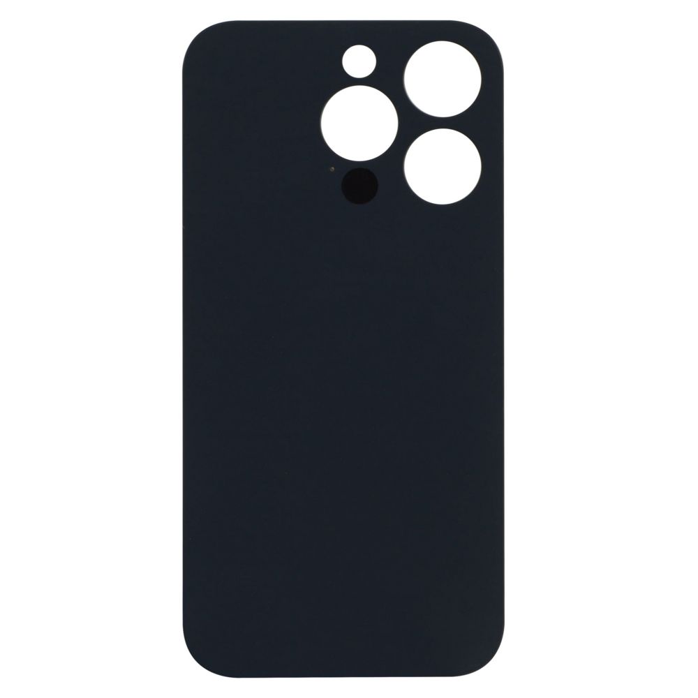 Sticla spate compatibil cu iPhone 14 Pro, Negru, Big Hole