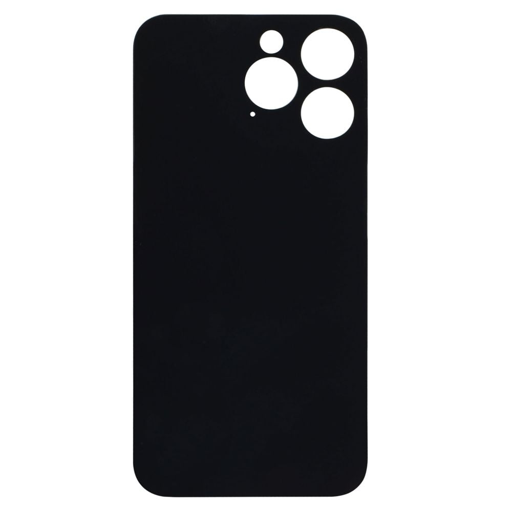 Sticla spate compatibila cu iPhone 14 Pro Max Big Hole Negru