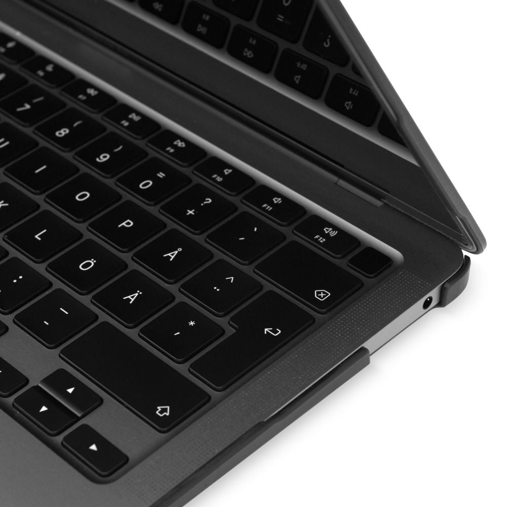 Carcasa de protectie Soft Edges pentru MacBook Pro M1 M2 16-inch A2485, A2780 - Negru-Transparent