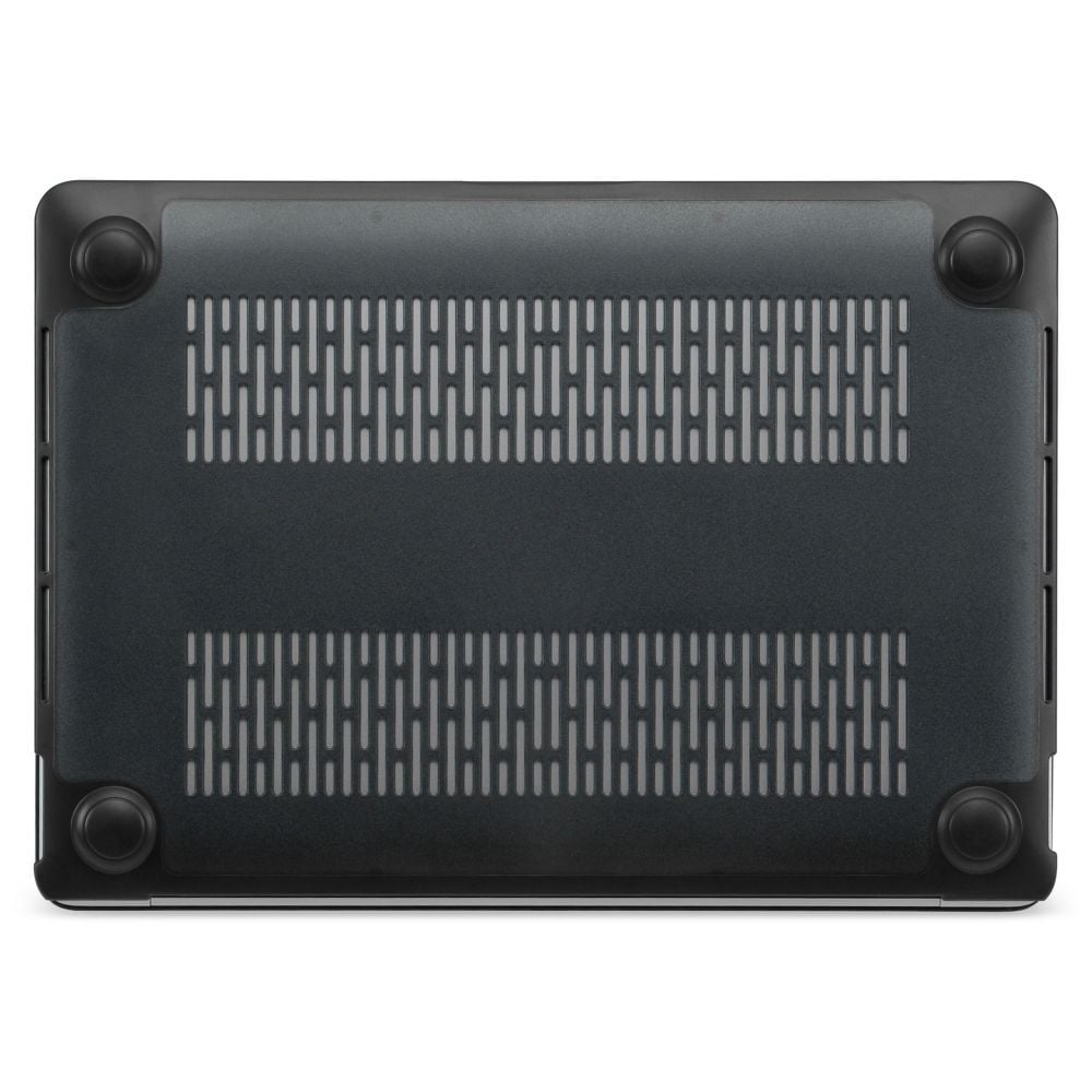 Carcasa de protectie Soft Edges pentru MacBook Pro 13-inch A1706, A1708, A1989, A2159, A2251, A2289, A2338 - Negru-Transparent