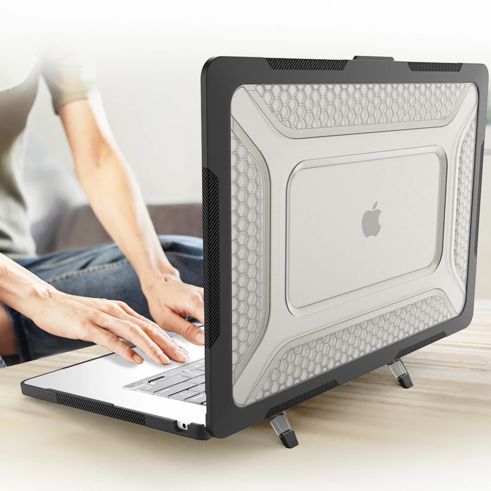 Carcasa de protectie pentru MacBook Air 15-inch A2941 - Hard Sheel Black