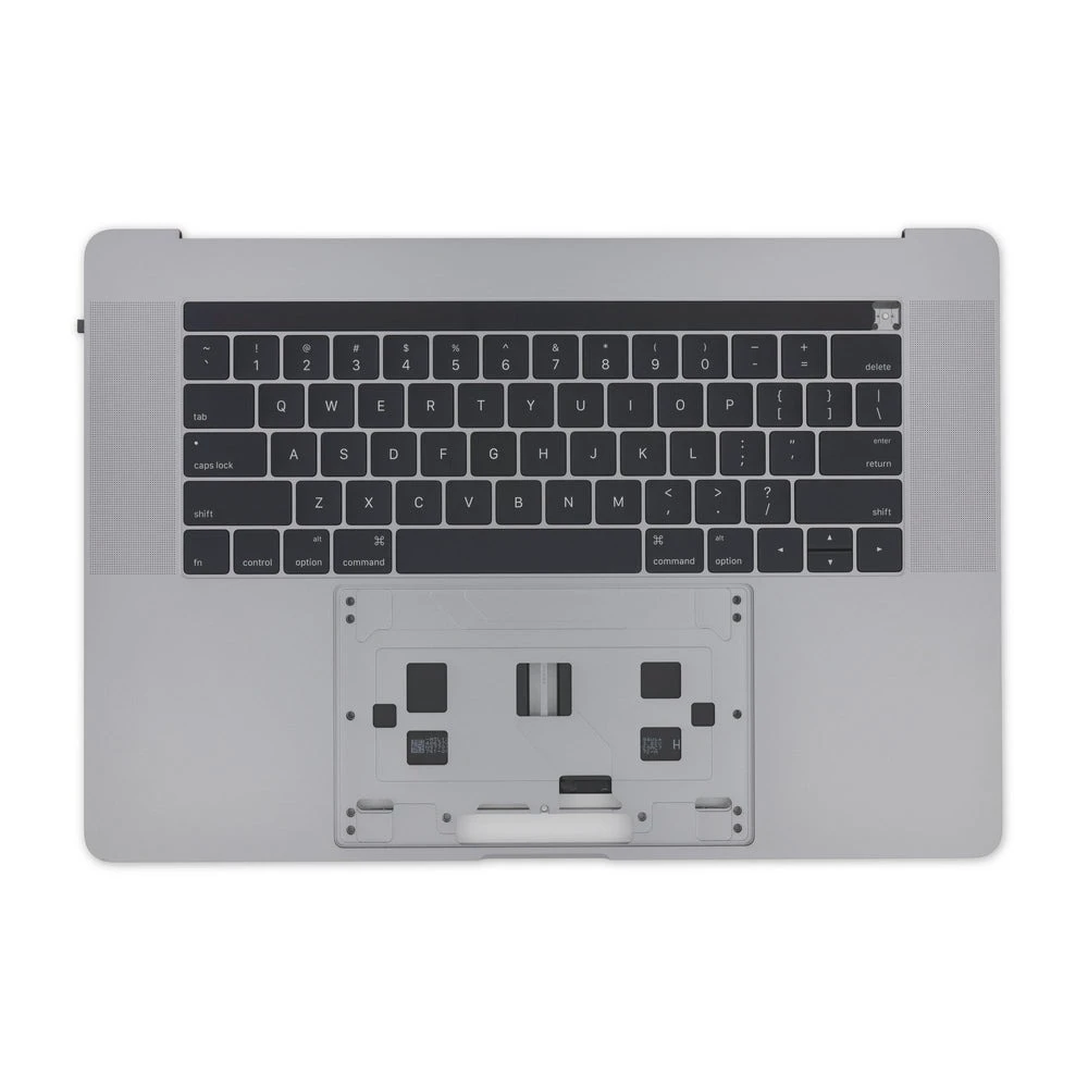Topcase cu Tastatura si Touch Bar MacBook Pro Retina 15 inch A1707 2016-2017 Space Gray, US