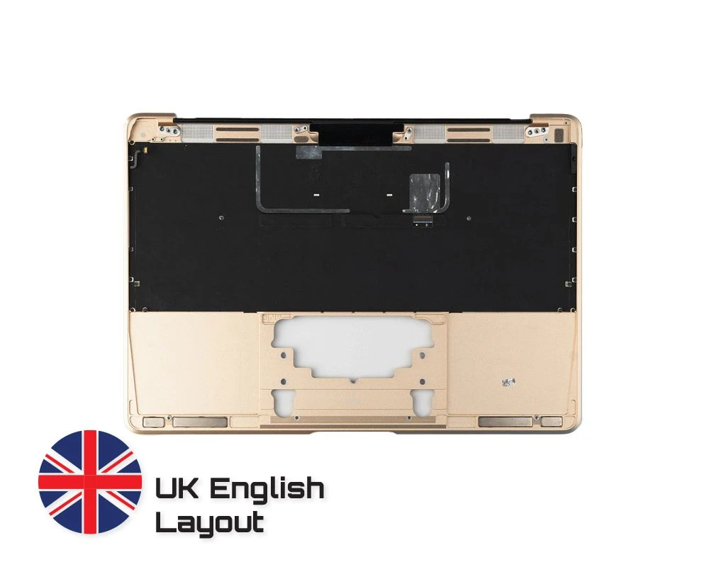 Topcase cu tastatura MacBook Retina 12 inch A1534 Early 2015 Rose Gold, UK